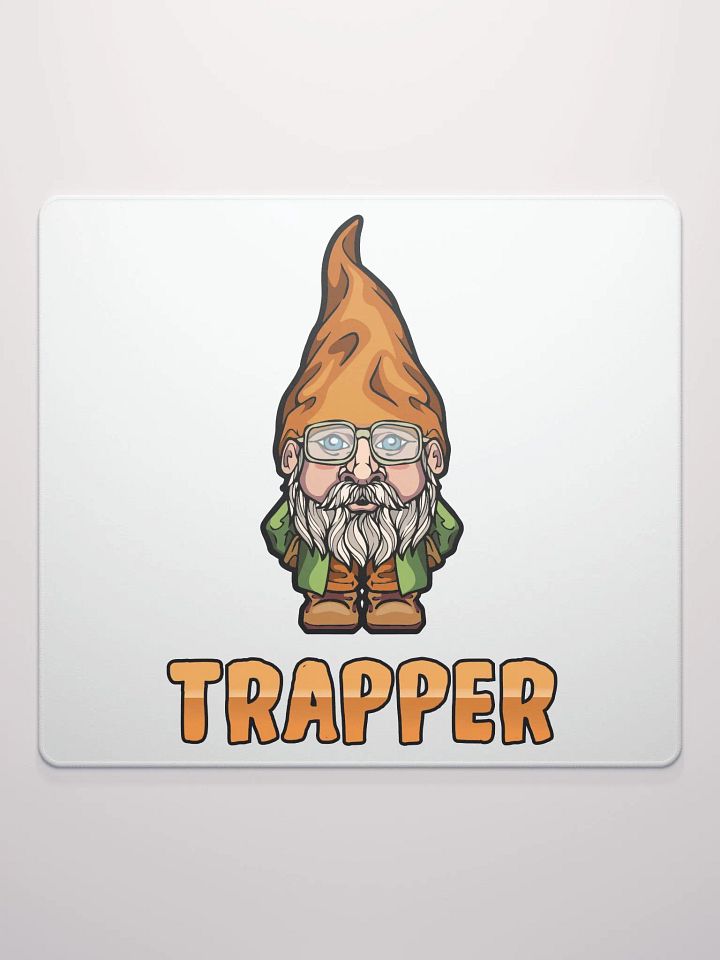 Trapper Logo Gaming Mouse Pad - White Background product image (2)