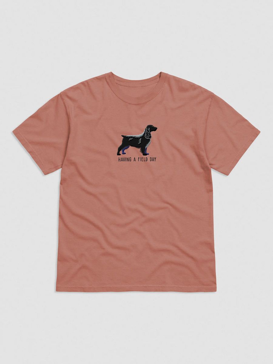 Having a Field Day T-Shirt(Embroidered) of a Field Spaniel(Black) product image (17)