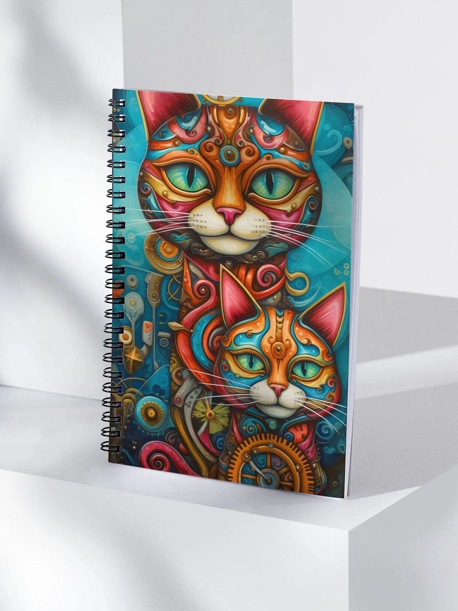 Steampunk Cats Spiral Notebook product image (4)