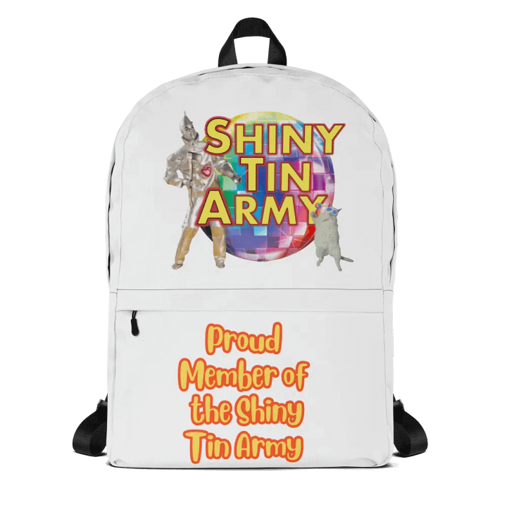 Shiny Tin Army Backpack product image (1)