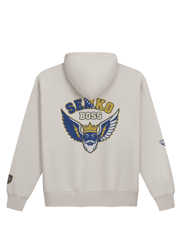 Patriot Bold Blue Zip Hoodie Bosnia Semko product image (4)