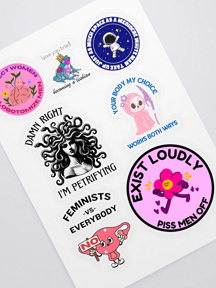 Feminist Motivation Sticker Sheet product image (1)