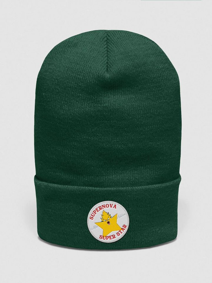 Supernova Super Star Yupoong Cuffed Beanie Green product image (1)