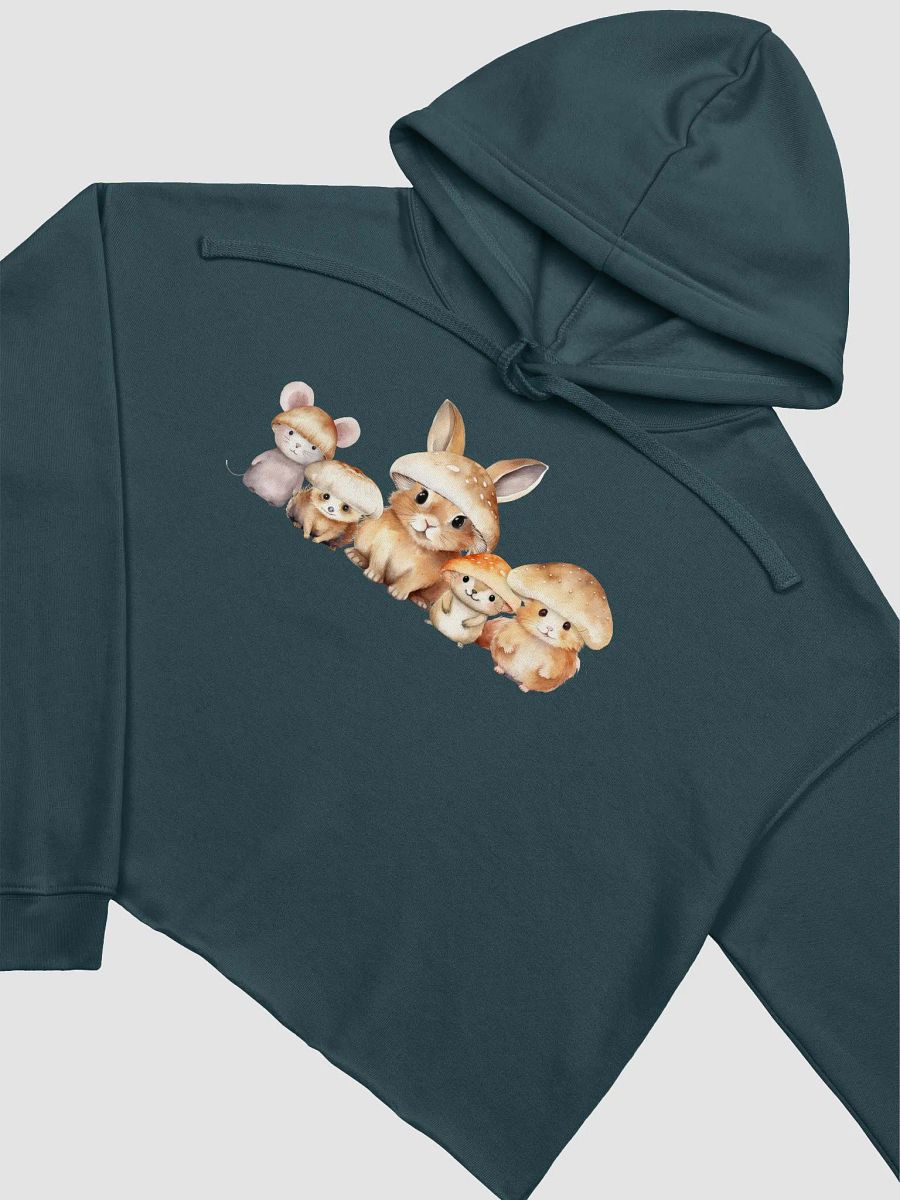 Whimsical Woodland Friends Crop Hoodie product image (3)