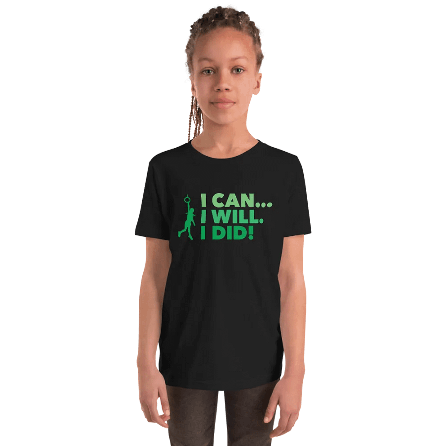 I Can... I Will. I Did! Green Kids Tee product image (12)