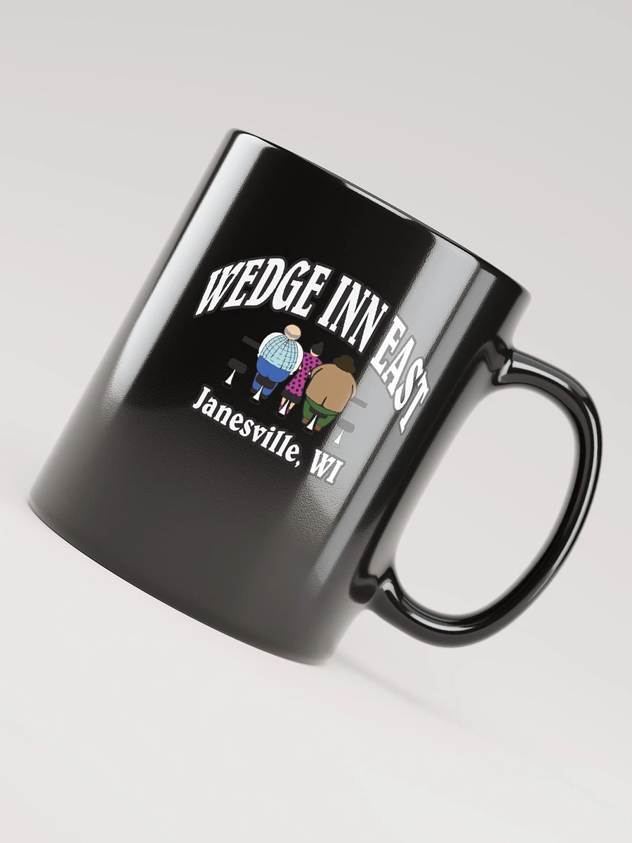 Wedge Inn East Black Black Glossy Mug product image (4)