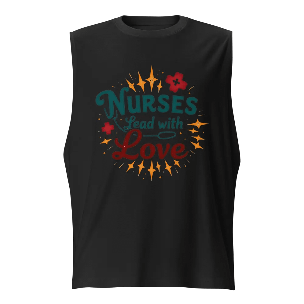 Love-Leading Nurses Muscle Tank product image (1)