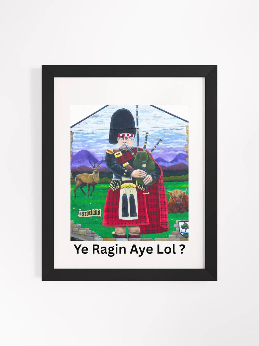 Framed Photograph - Cardonald Piper product image (1)
