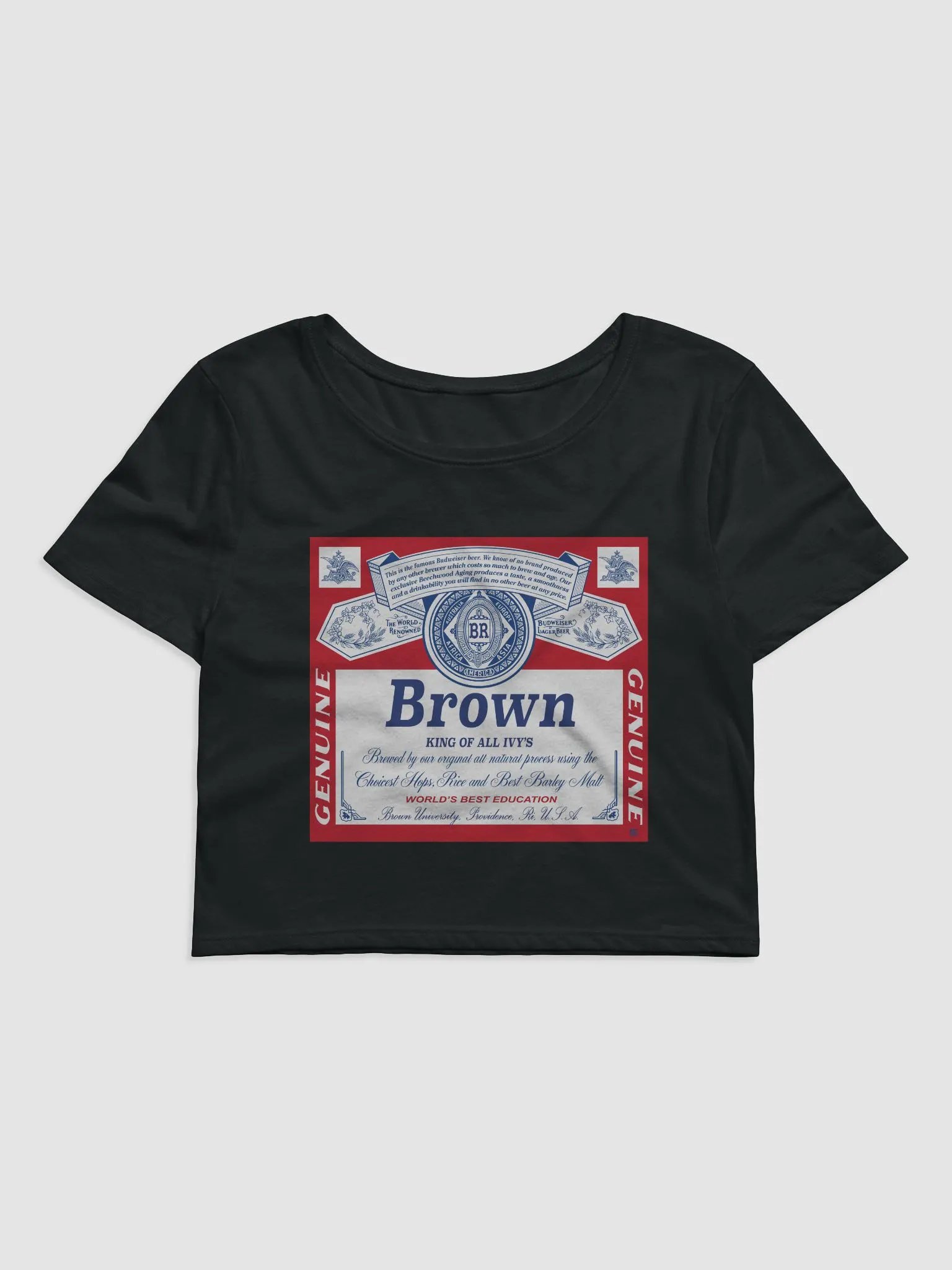Brownweiser Crop Top product image (1)