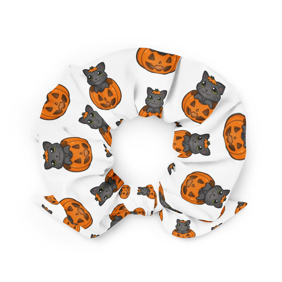 Cat-o-lantern Scrunchie product image (2)
