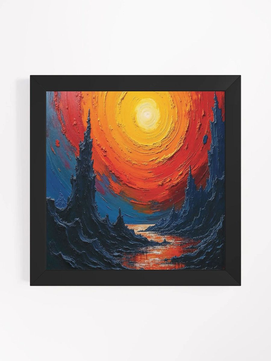 Ethereal Mountain Sunset Framed Print product image (3)