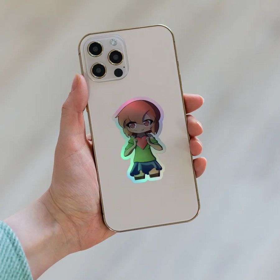Miko Holding Heart Holo-Sticker! product image (8)