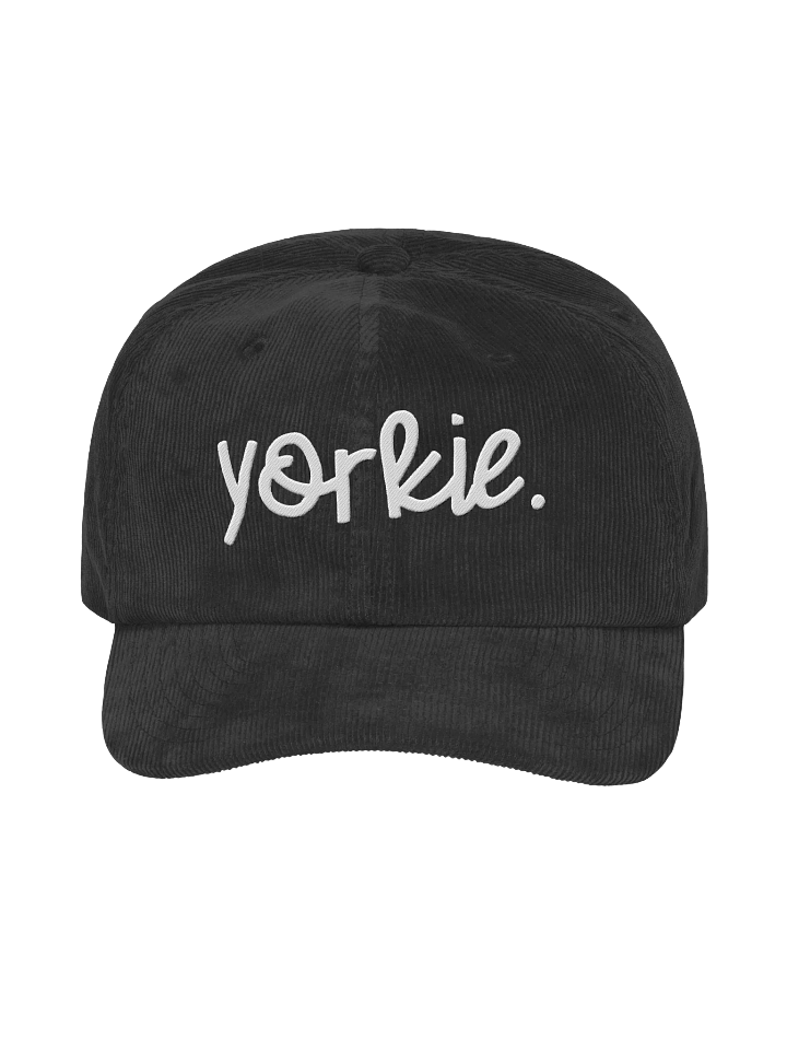 Yorkie. Embroidered Vintage Corduroy Hat product image (1)