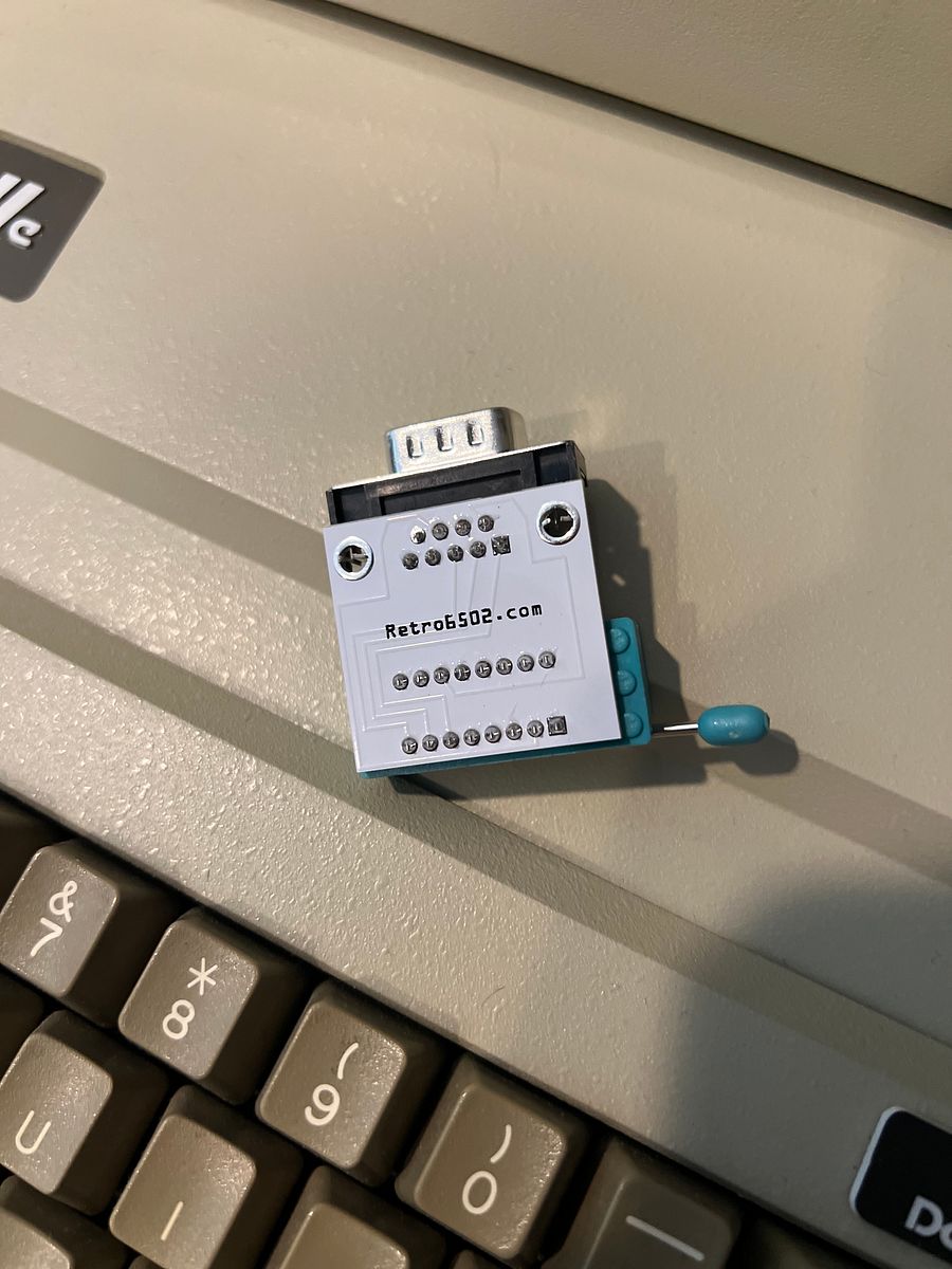 Apple II - 4-Axis Support - Port Adapter - DIP16 to DB9 Male product image (3)