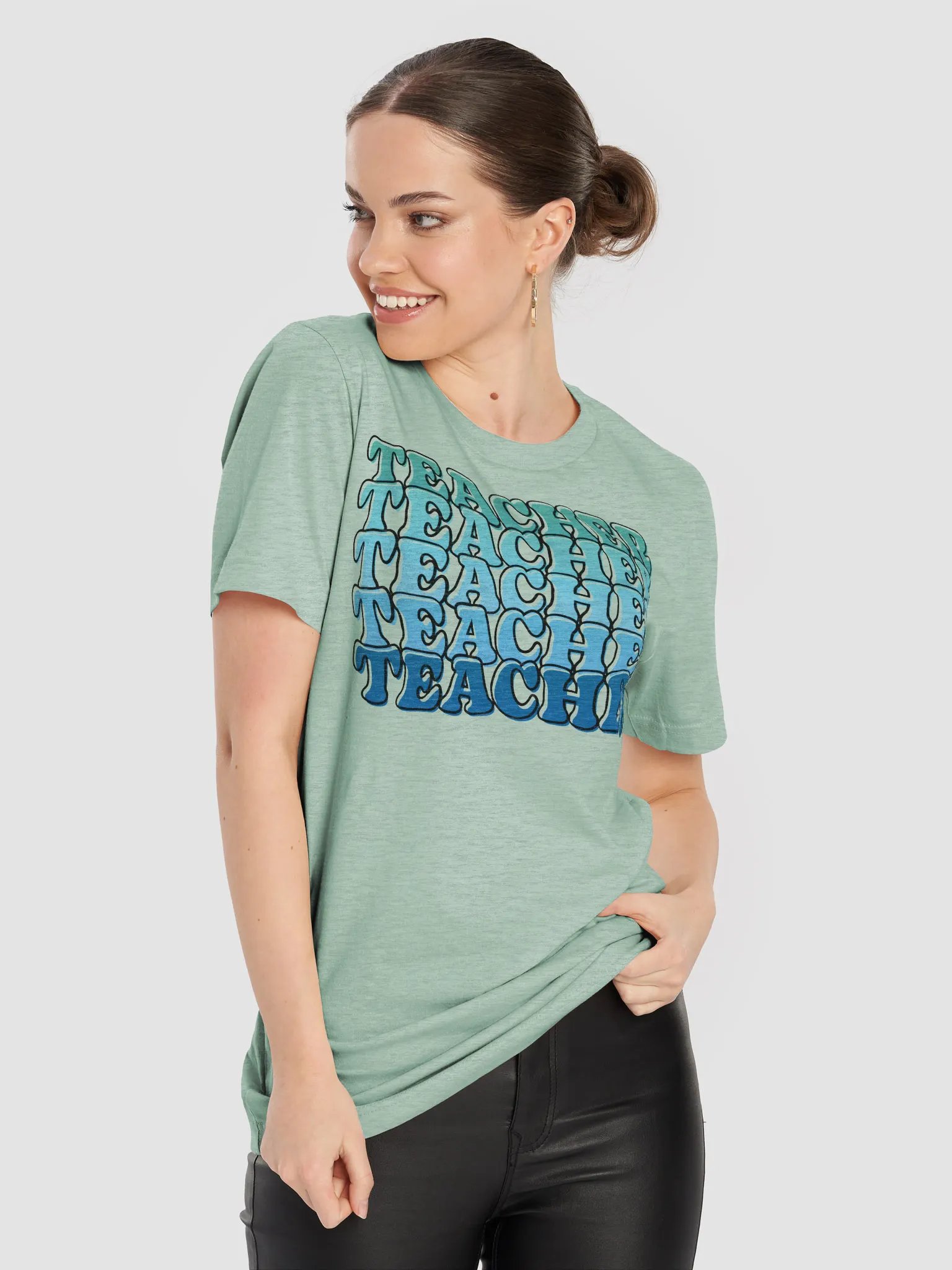 Teacher Stacked T-Shirt product image (1)