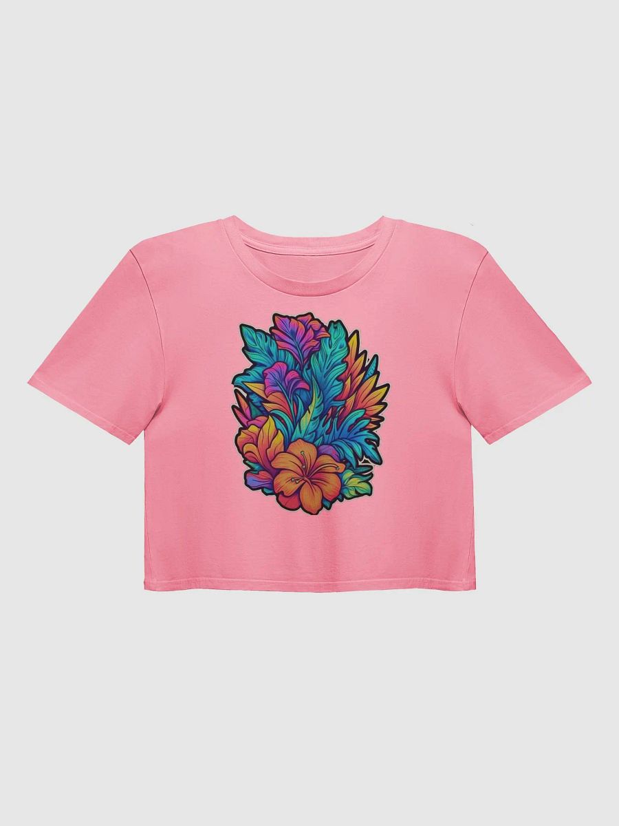 Tropical Blooms Women's Crop Top product image (17)