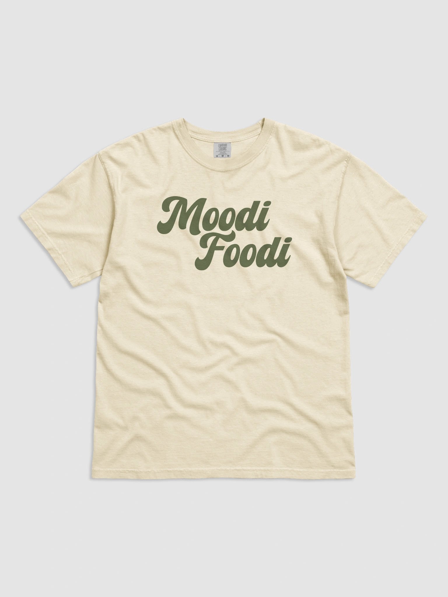 Moodi Foodi Originals, Tee – Olive (Comfort Fit) product image (3)