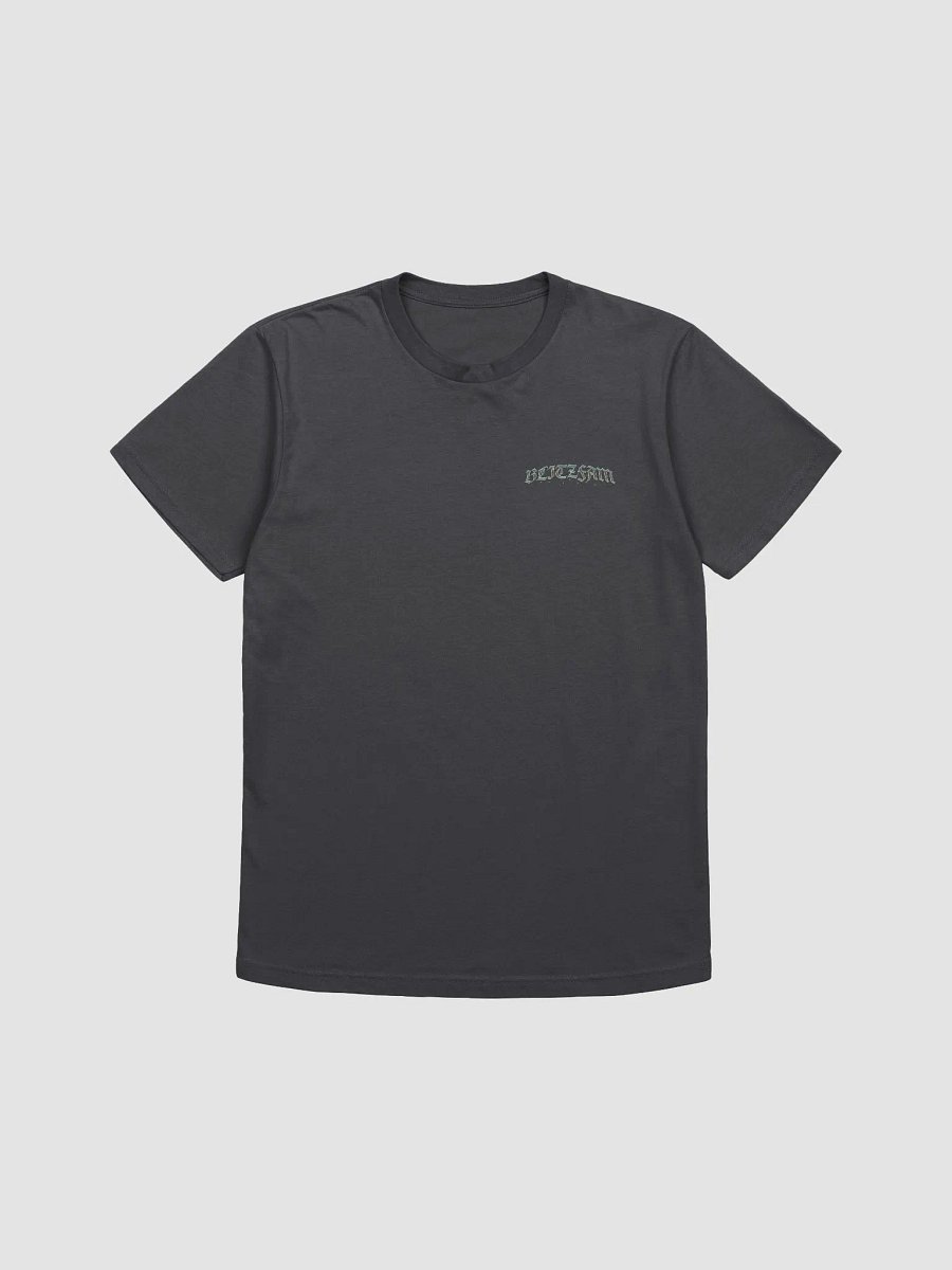 Dark grey t shirt chrome left logo product image (1)