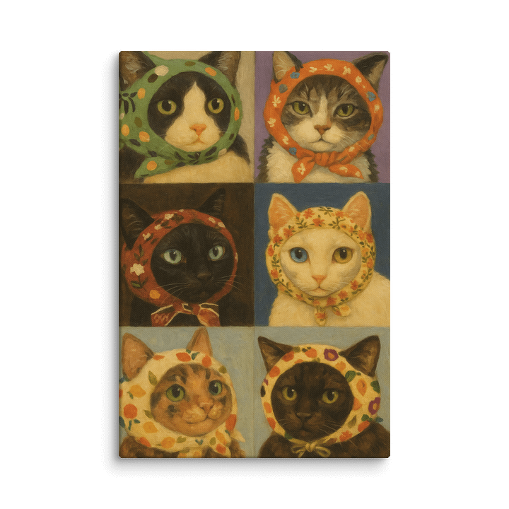 Canvas Print - Babushka Cats product image (2)
