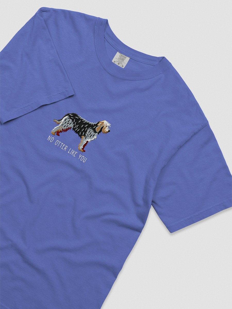 No Otter Like You T-Shirt(Embroidered) of an Otterhound(Gray) product image (35)