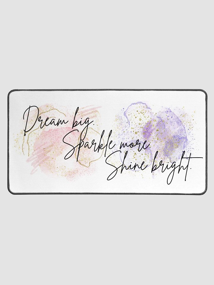 Dream Big Desk Mat - Motivational Quote Design product image (1)