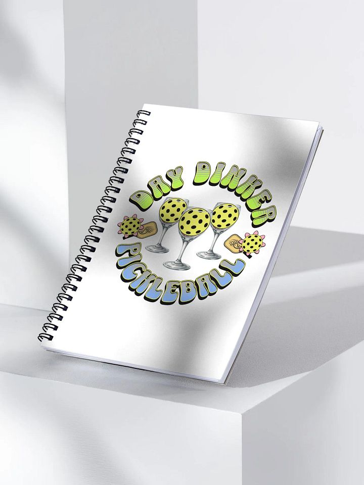 Day Drinker Pickleball Whimsical Notebook product image (2)