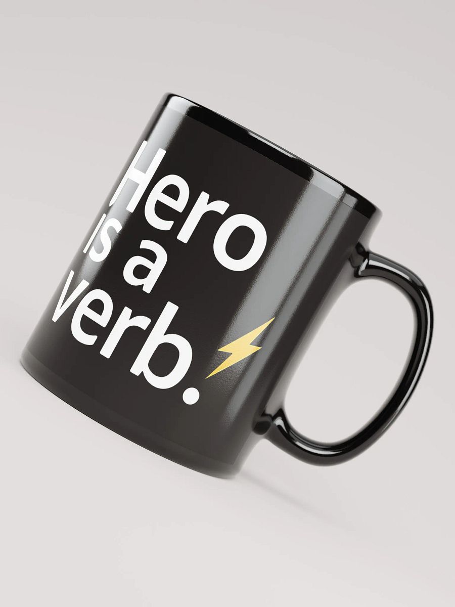 Hero Is a Verb – The Robert Downey Jr. Inspirational Mug That Transforms Ordinary Fans Into Everyday Heroes product image (4)