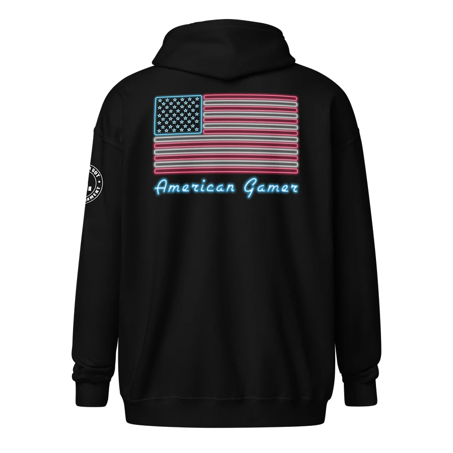 American Gamer Zipp Hoodie black product image (6)