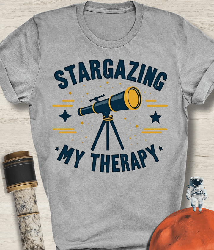 Stargazing is Therapy T-Shirt product image (1)