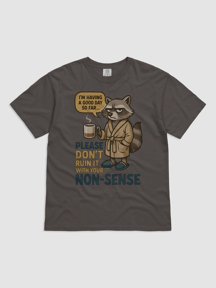 Raccoon Please Don't Ruin It With Your Non-Sense Tee product image (1)