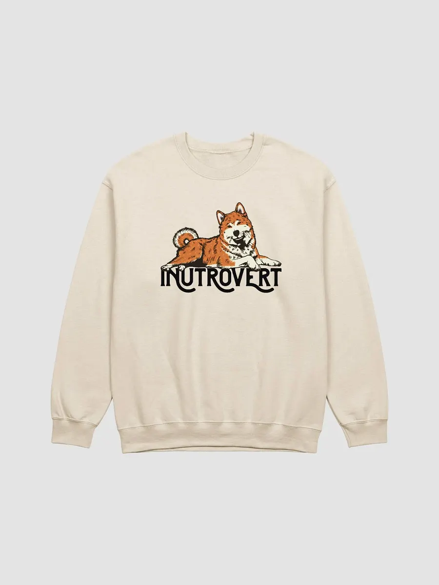 Inutrovert Sweatshirt of an Akita Inu (Red) | Funny Shirt for Akita Paw-rents product image (20)
