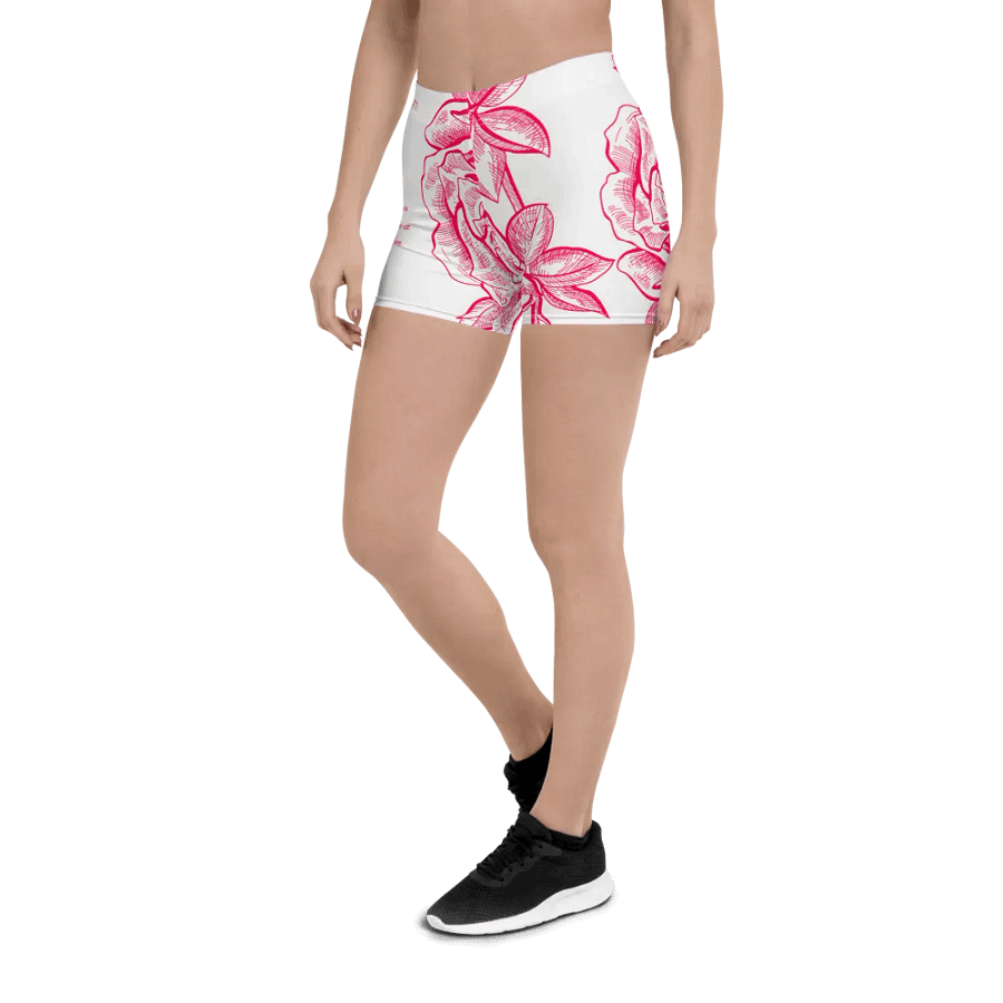 Rose Colored Women's Biker Shorts product image (3)
