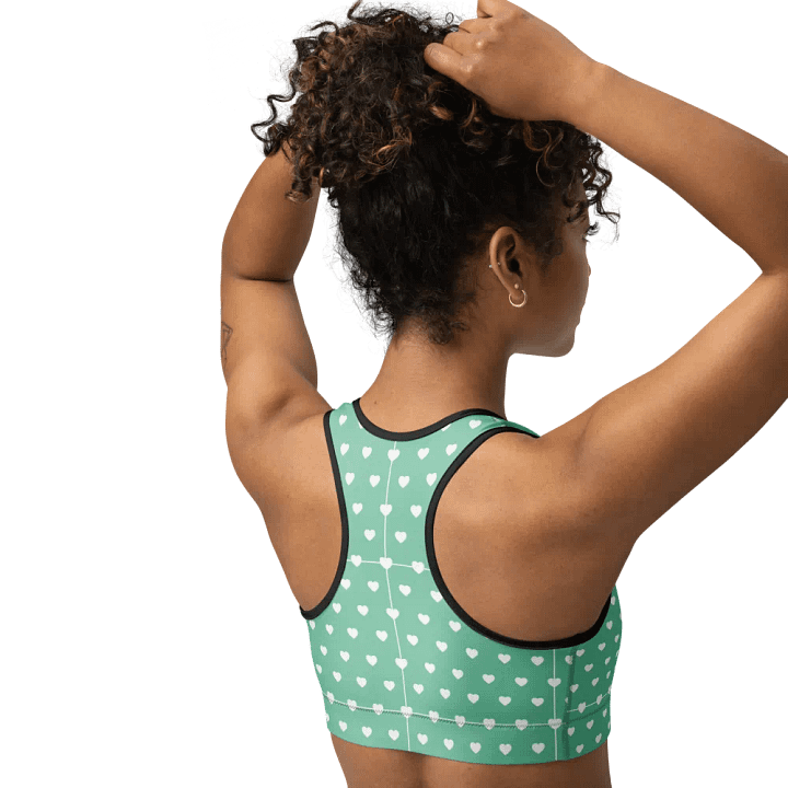 Pastel Heart Seamless Pattern Sports Bra - V1 product image (2)