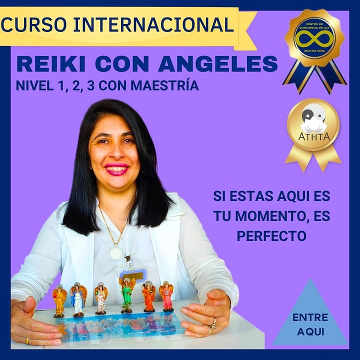 Reiki con ángeles nivel 1, 2, 3 con maestría (clases diferidas digitales) product image (2)