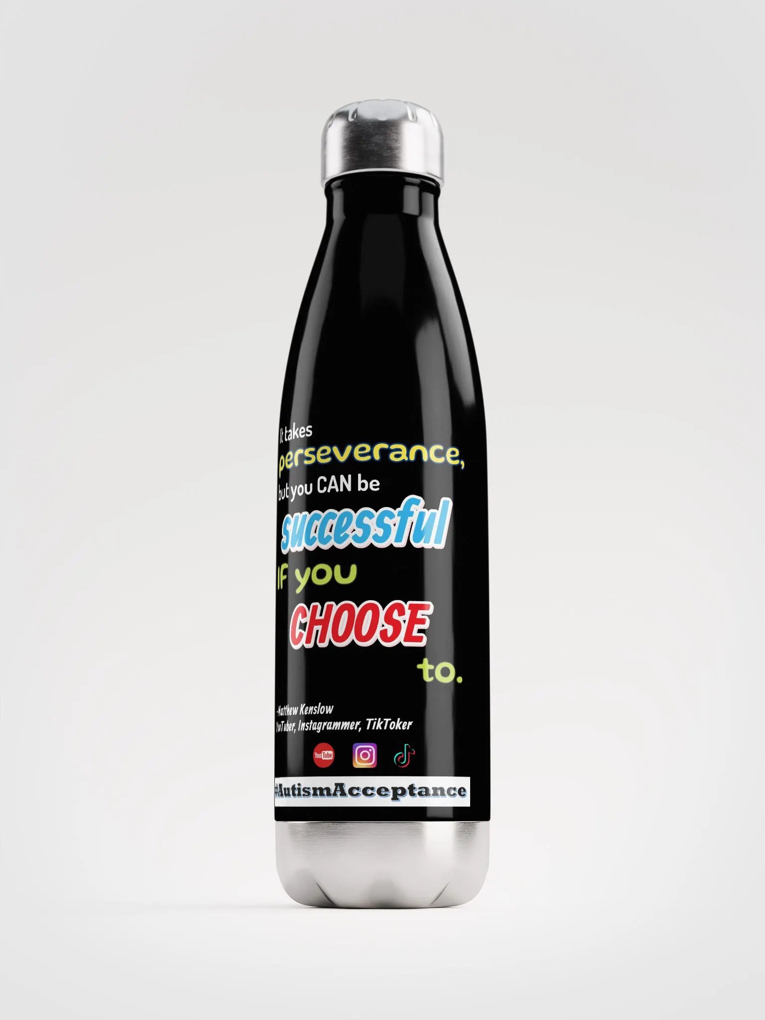 Stainless Steel Water Bottle [Quote 6] product image (2)