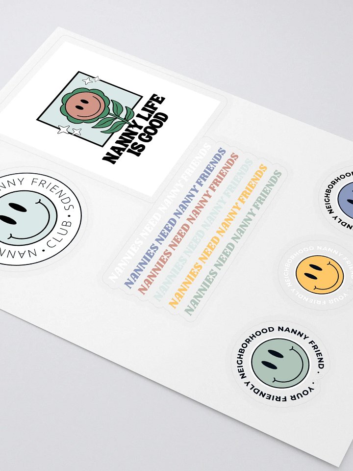 Nanny Friend Collection Sticker Sheet product image (2)