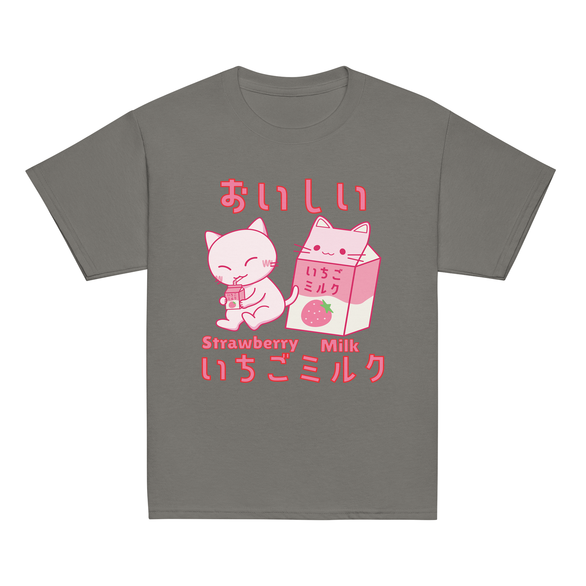 Strawberry Milk Kitty- Youth Heavyweight T-shirt product image (2)