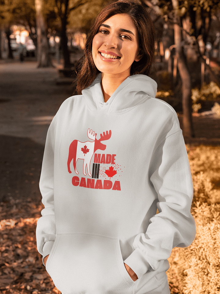 Canadian Moose Flag Hoodie product image (17)
