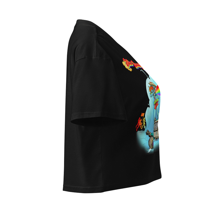 Running of the Trolls Crop Tshirt by Mischi product image (9)