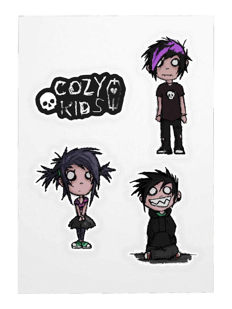Cozy Kids Sticker Sheet product image (2)