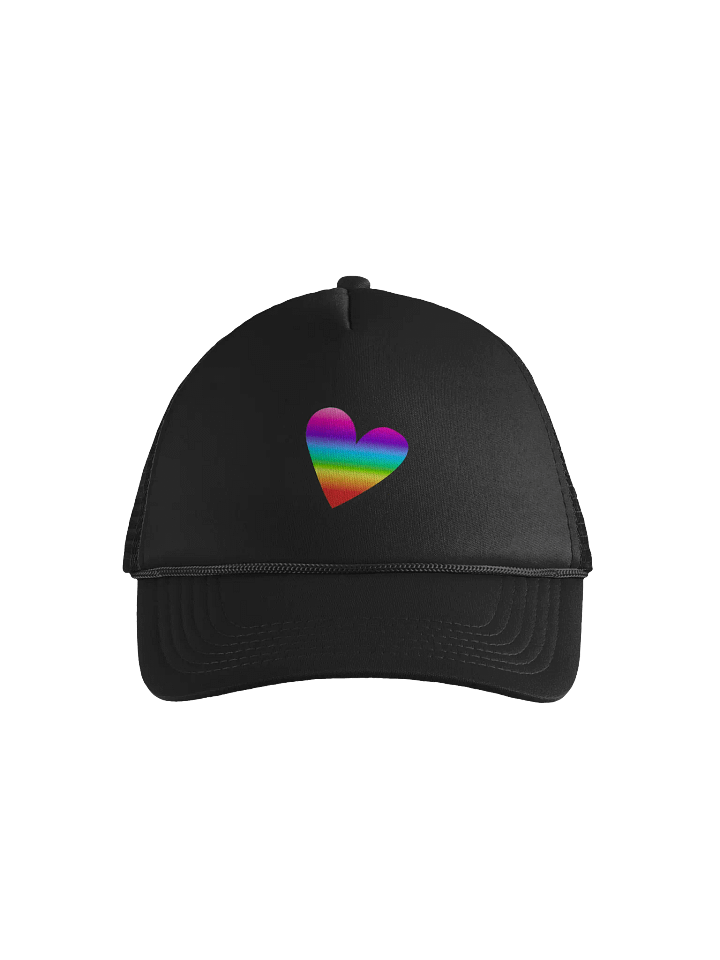Rainbow Heart Trucker Hat product image (1)