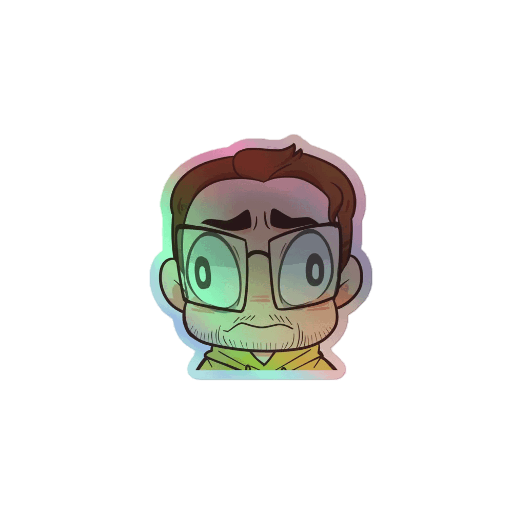 1Nuked Panic Sticker product image (1)