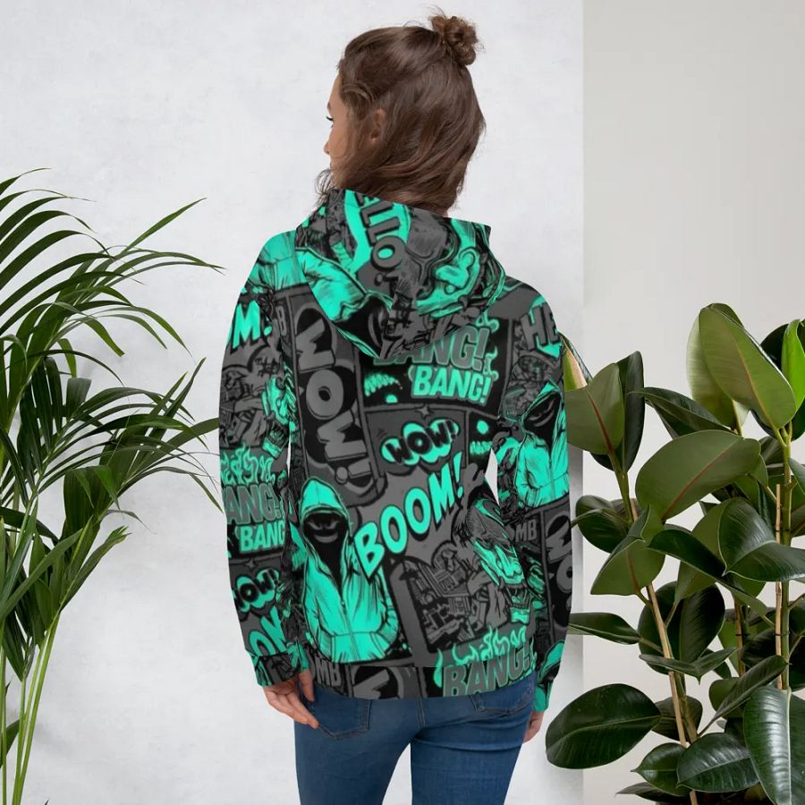 Eerie Comic Chaos Unisex Hoodie product image (10)