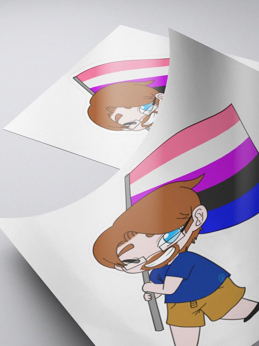 Shemp Genderfluid Sticker! product image (4)