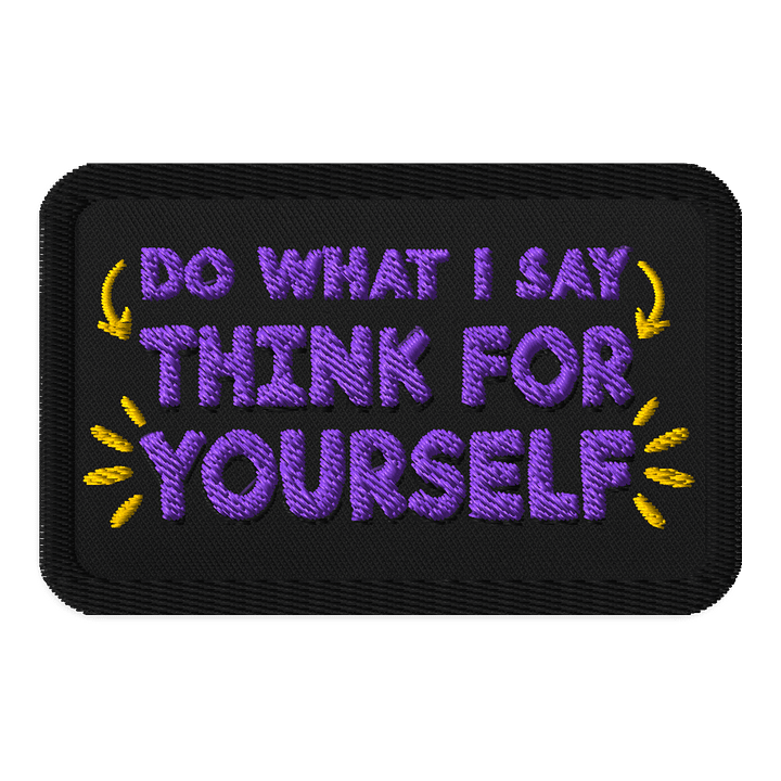 Think For Yourself Patch product image (1)