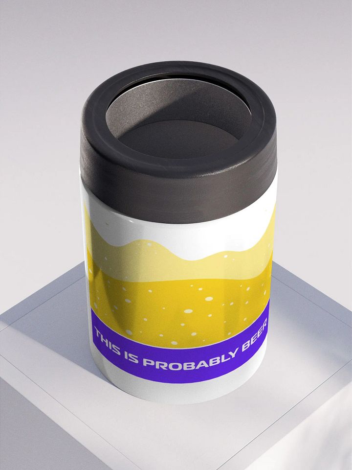 This Is Probably Beer Stainless Steel Koozie product image (2)