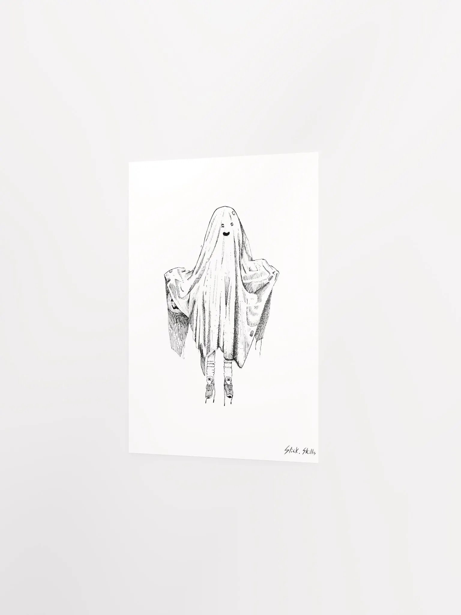Bedsheet Ghost / "Ghosty Boi" Print product image (3)