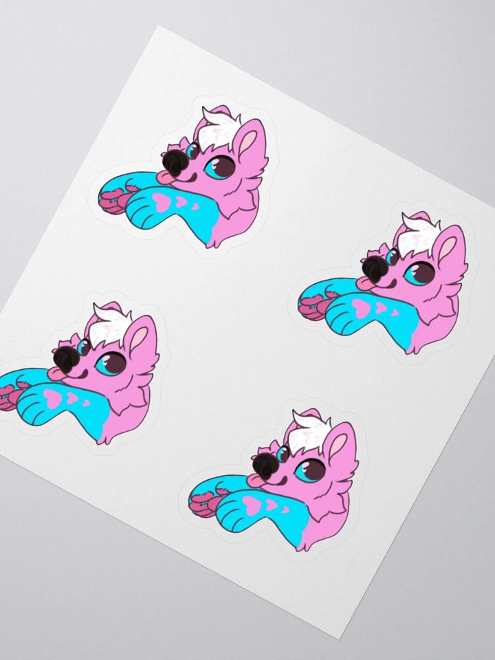 Aqua Light fursona stickers product image (2)