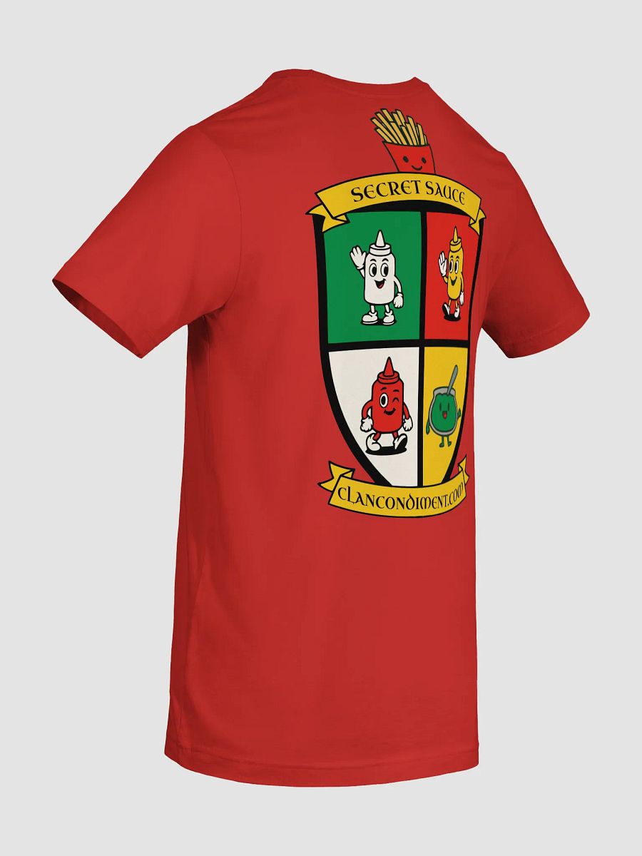 Condiment Clan Crest T-Shirt Back design product image (45)