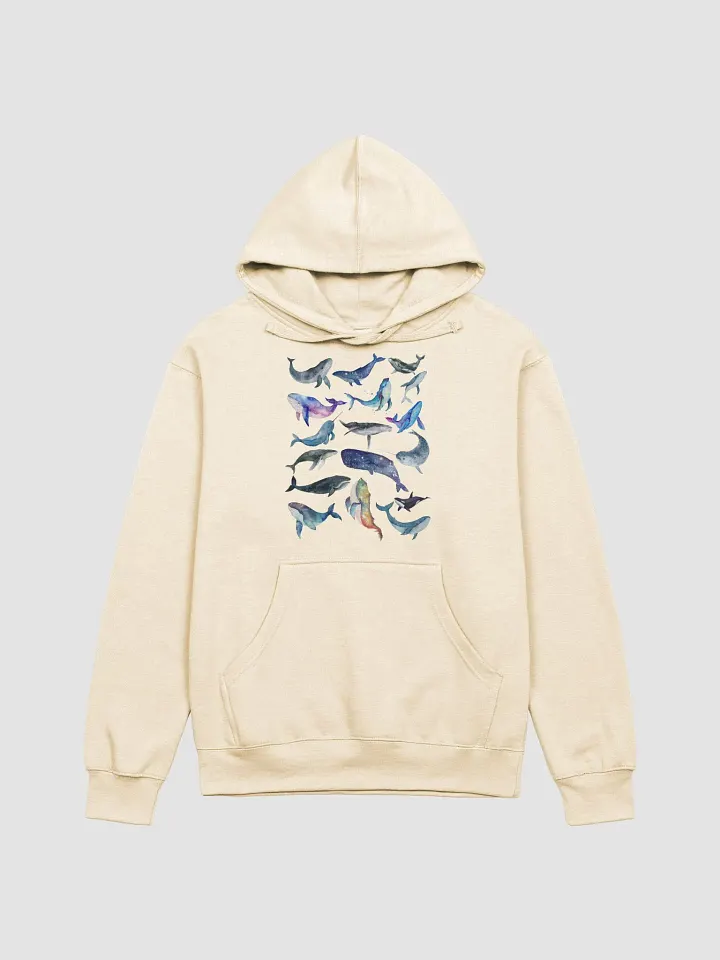 Whale Collage Adult Hoodie product image (1)